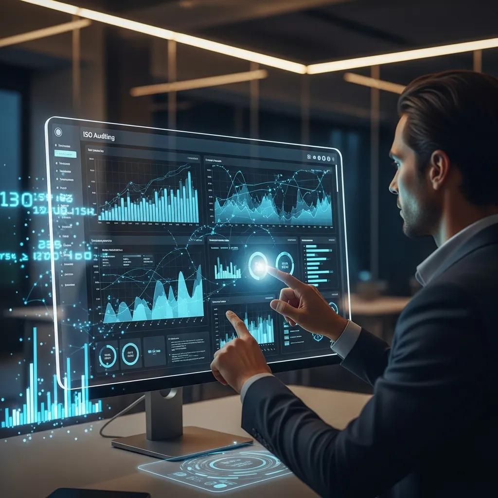 Advanced AI technology used for ISO auditing in a business setting