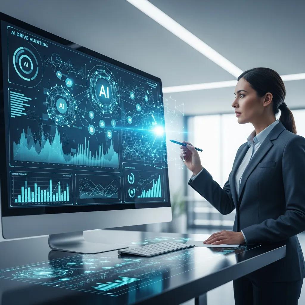 AI-driven audit workflow in a corporate setting