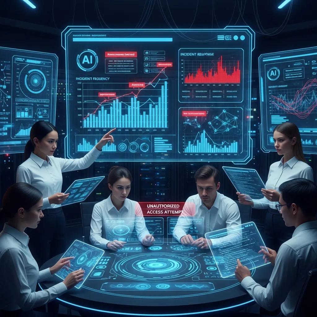 AI evaluating incident response logs and documentation to highlight gaps