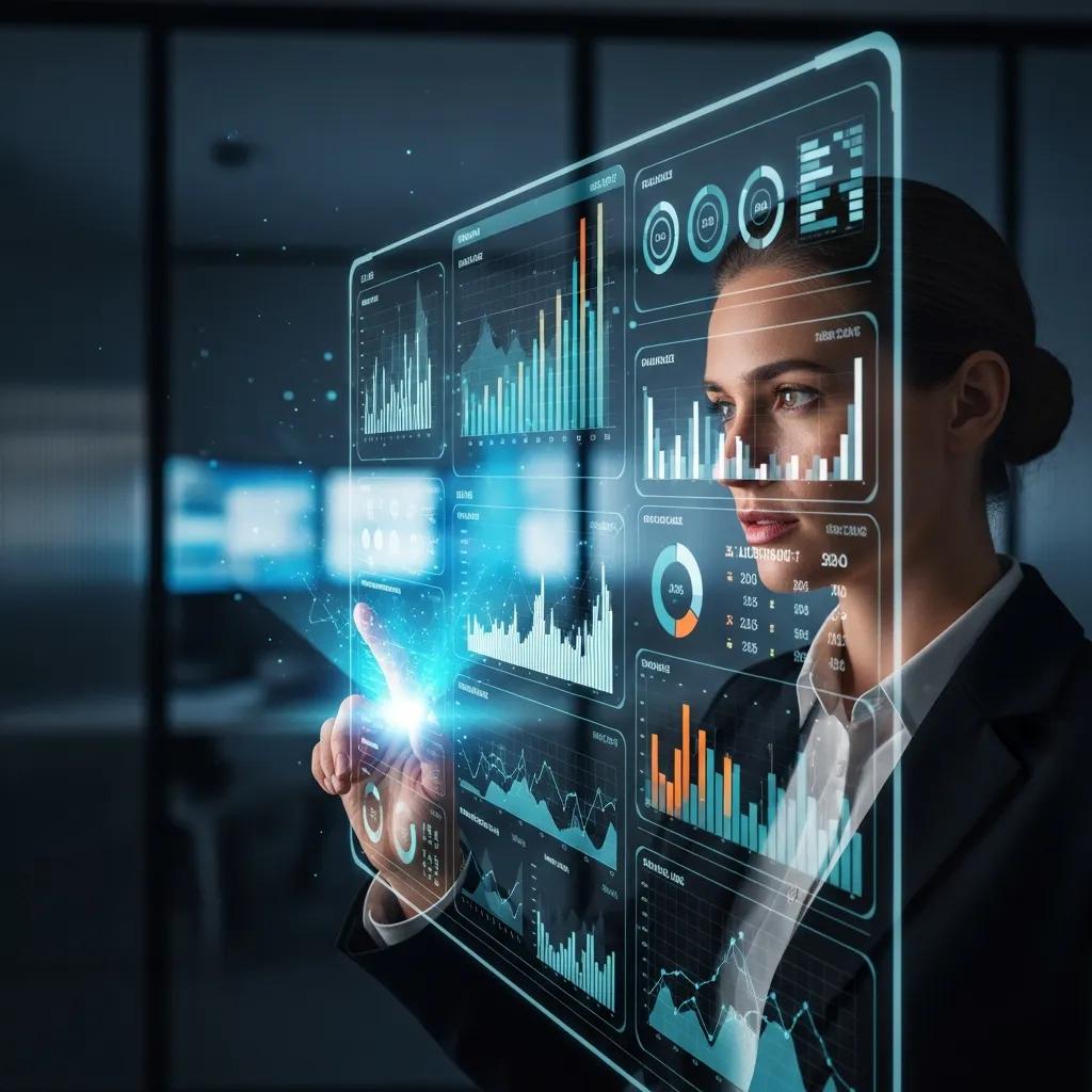 Auditor reviewing an AI-driven compliance dashboard