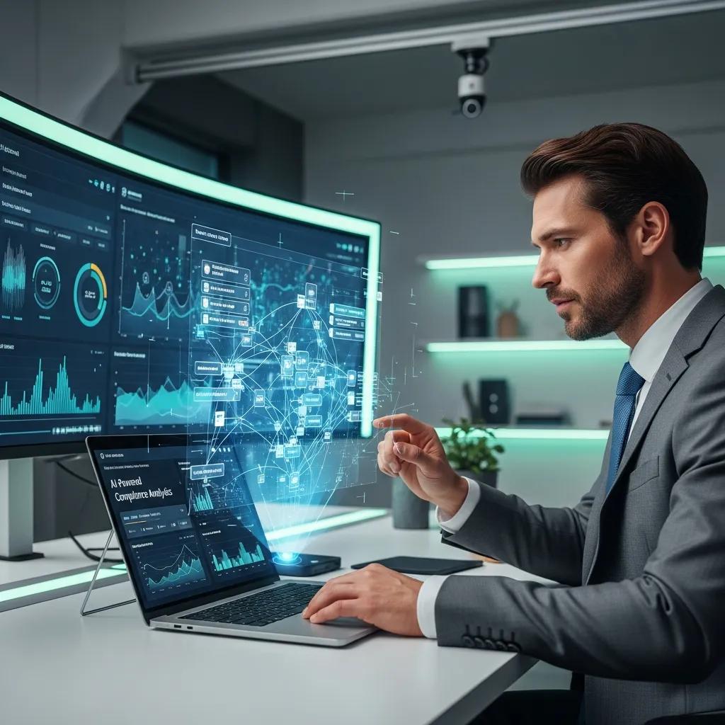 Professional using AI tools to streamline an ISO audit