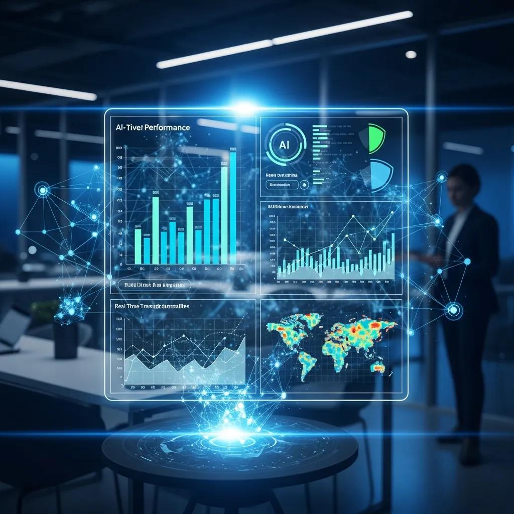 Graphic showing AI improving audit speed and evidence quality