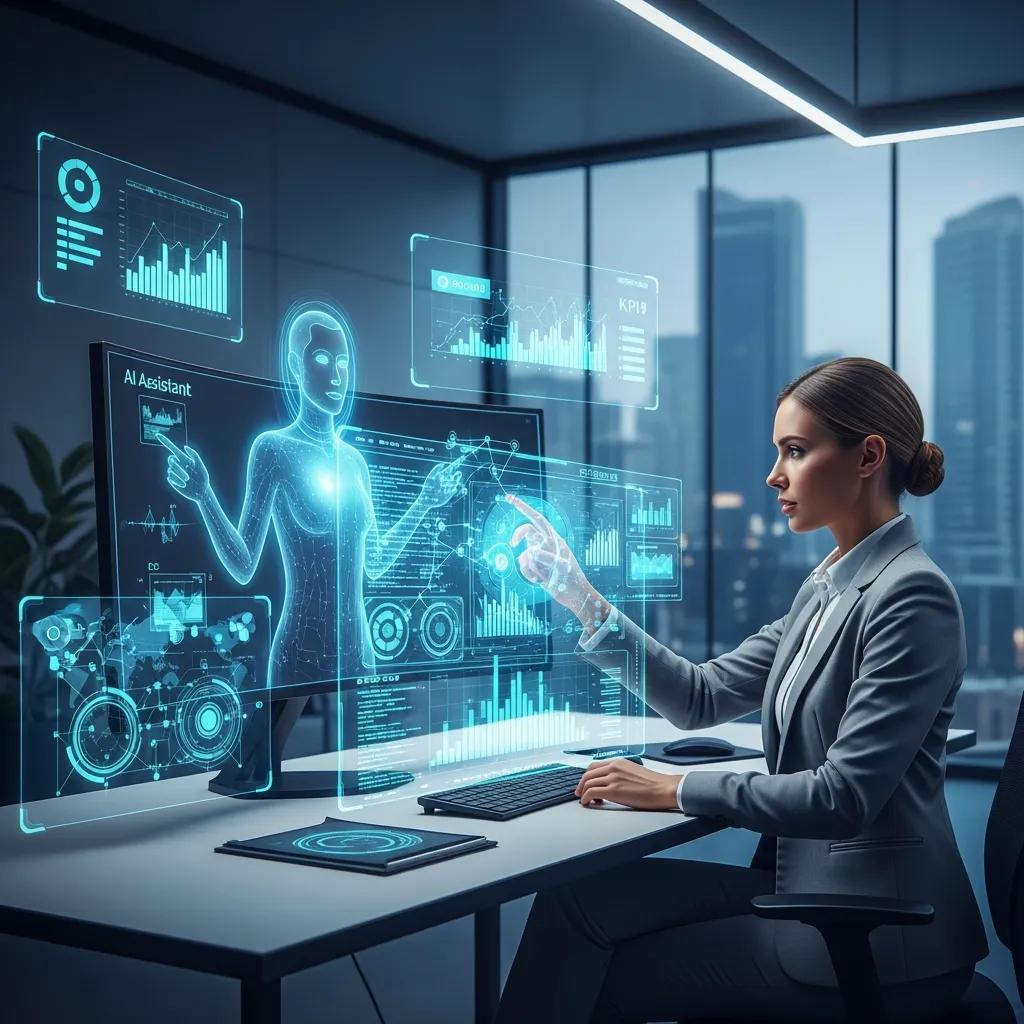 Auditor using AI tools to improve ISO audit efficiency