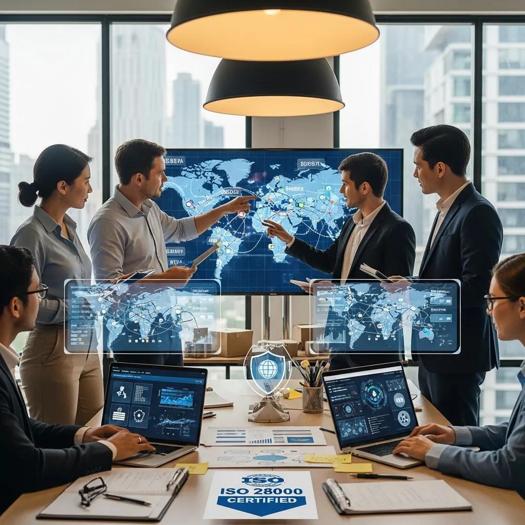 Secure supply chain collaboration with professionals using digital tools