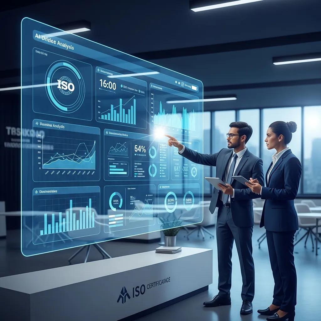 Diagram showing human auditors and AI analysis working together in an audit workflow